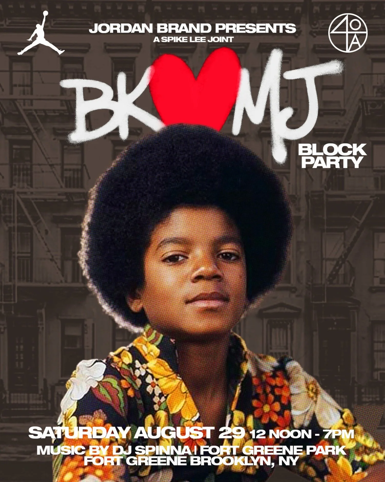 SPIKE LEE'S ANNUAL "BK LOVES MJ" BLOCK PARTY, NYC