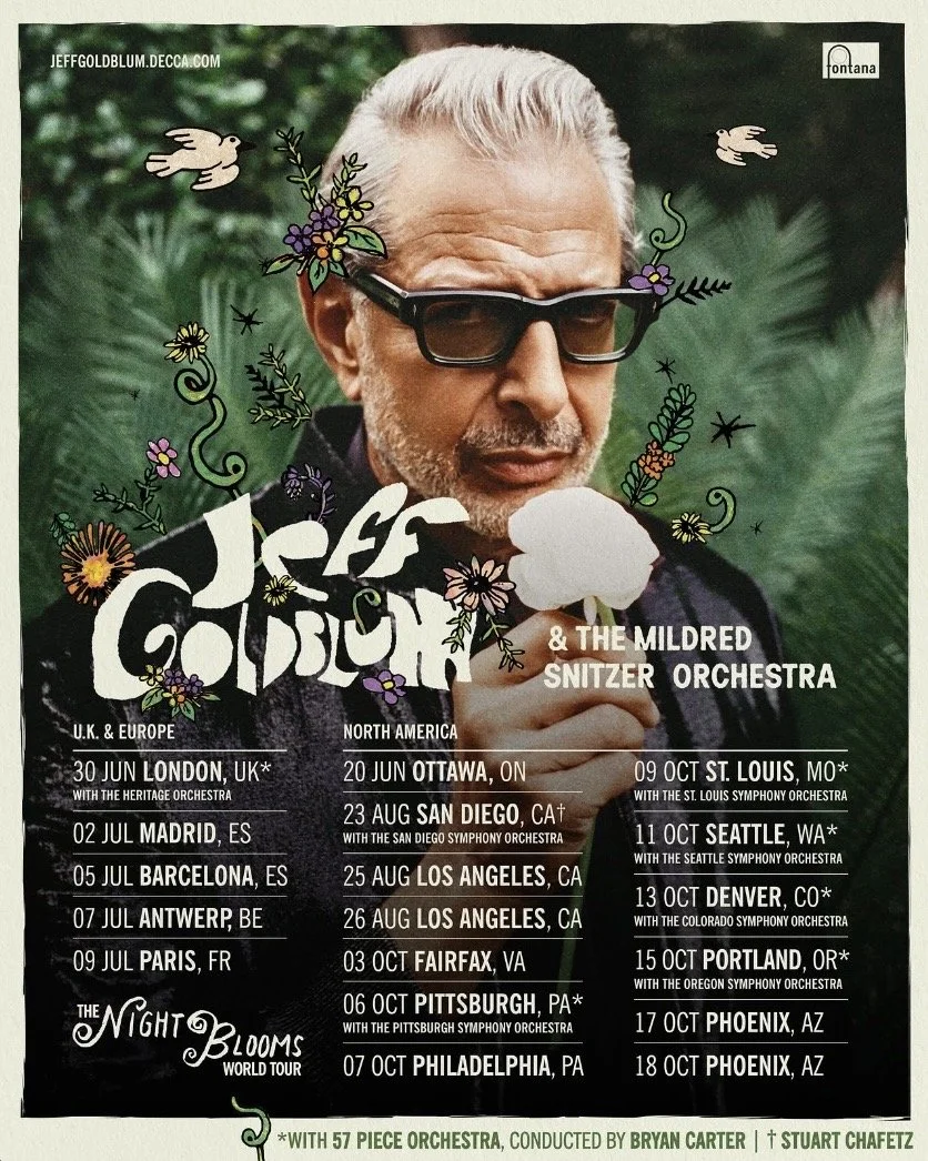 JEFF GOLDBLUM NIGHT BLOOMS WORLD TOUR, LA