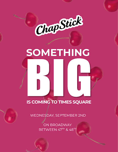 CHAPSTICK HYDRABALM POP-UP, NYC