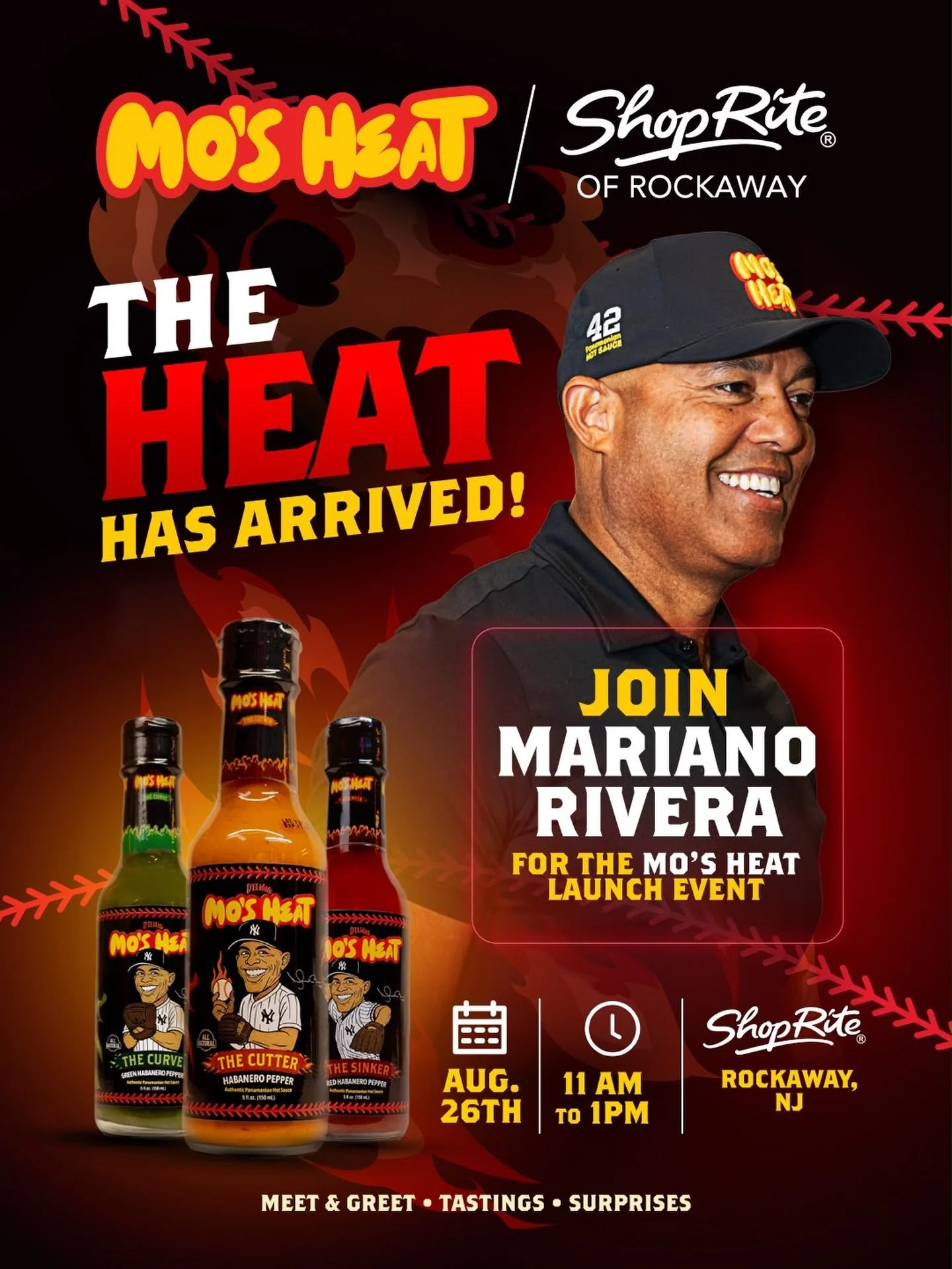 MARIANO RIVERA AT SHOP RITE, ROCKAWAY NJ