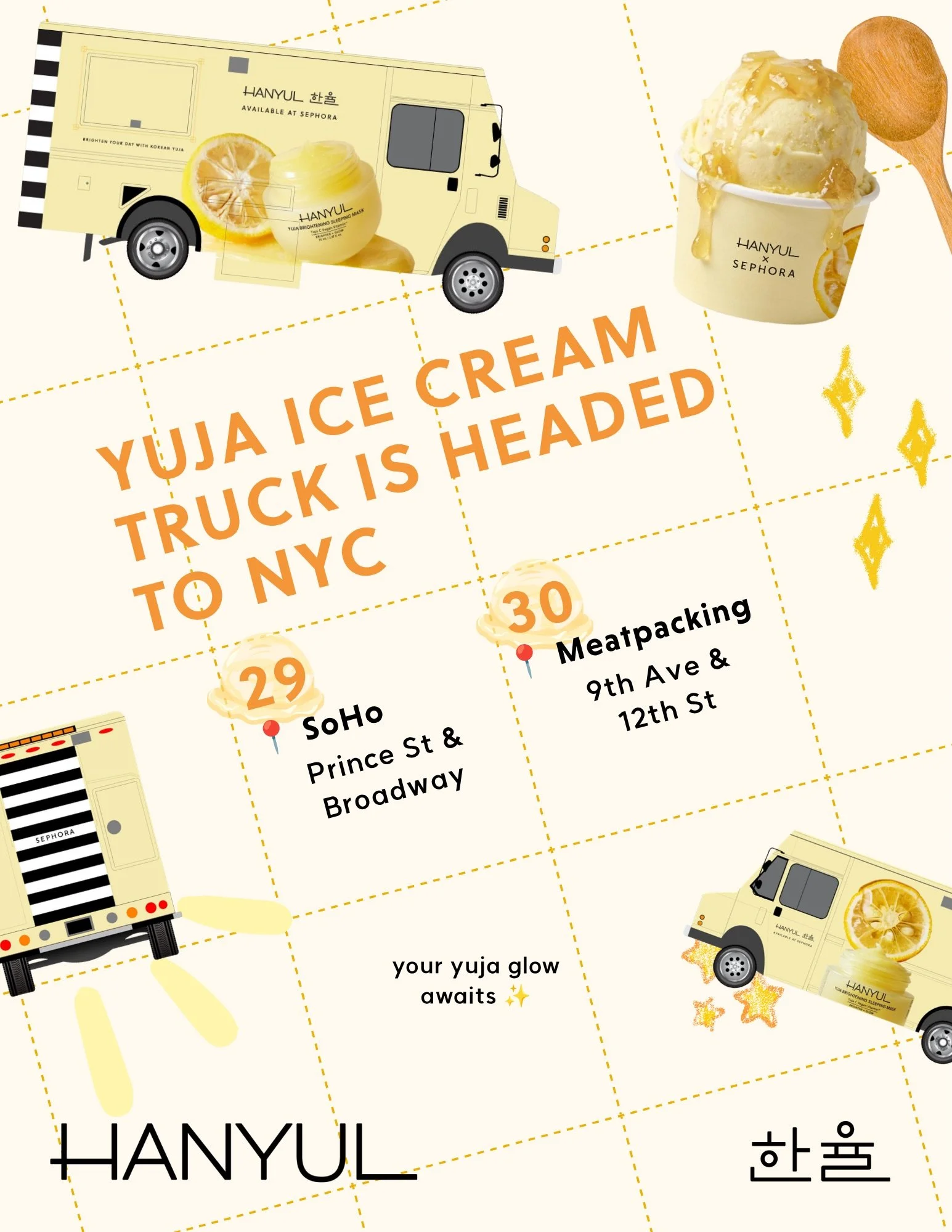 HANYUL YUJA ICE CREAM TRUCK, NYC 