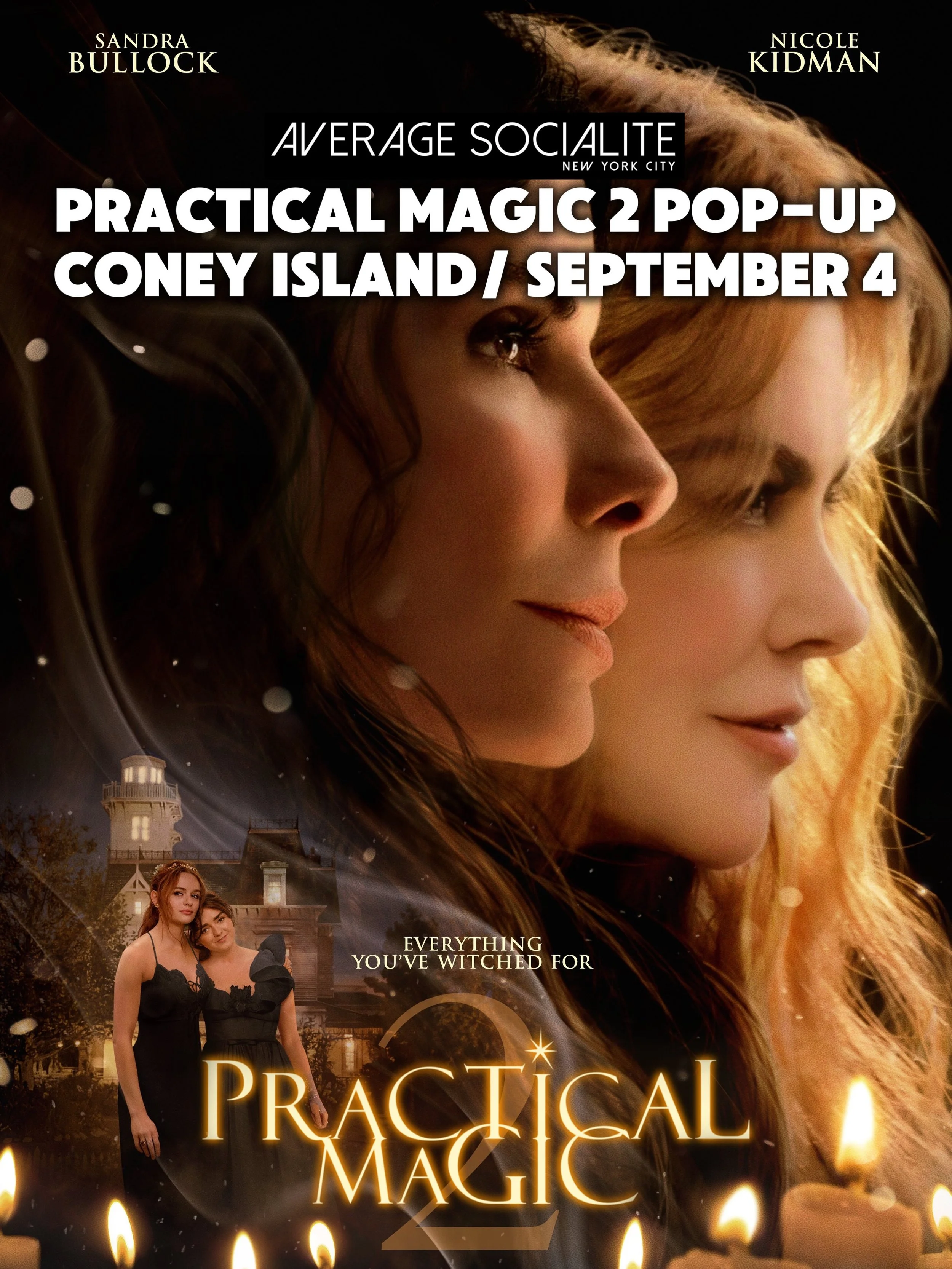 🧹 Would-be witches, conjurers and friends of the coven, you&rsquo;re invited to join PRACTICAL MAGIC 2 for a spellbinding day at Coney Island on Friday, September 4 from 6-10PM!

Experience the magic at Deno&rsquo;s Wonder Wheel Amusement Park with 