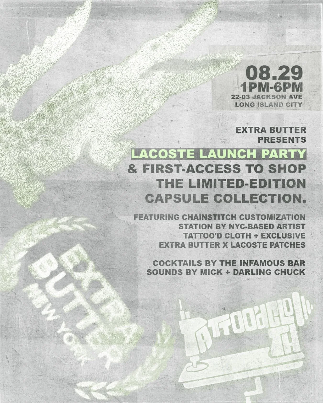 EXTRA BUTTER PRESENTS LACOSTE LAUNCH PARTY, NYC