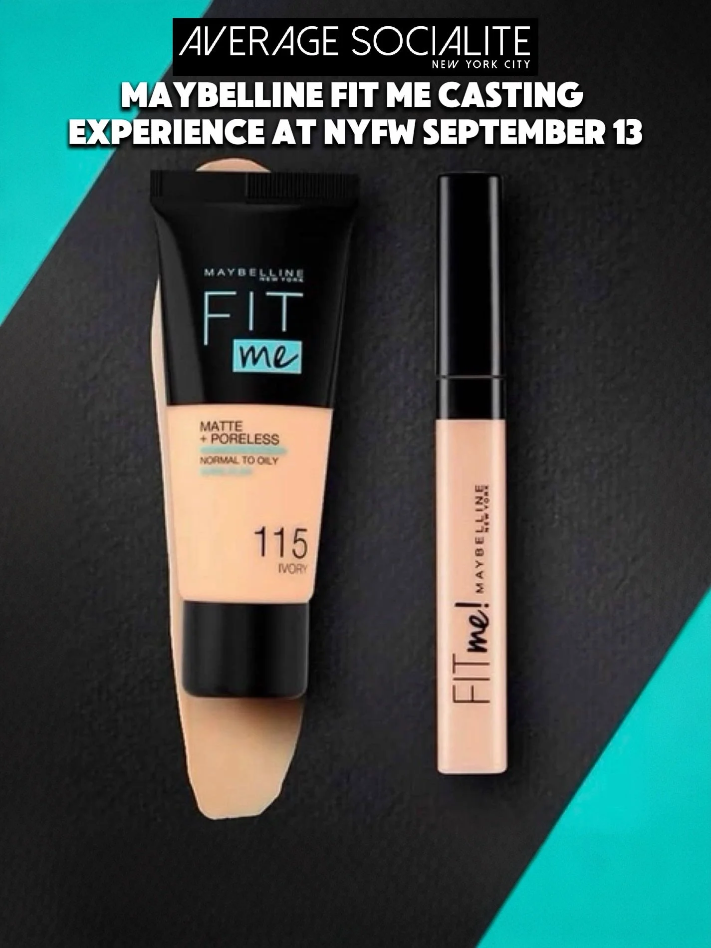 Maybelline is taking over NYFW! 💄✨

For one day only, stop by the **Maybelline Fit Me Casting Call Experience** to find your perfect shade, score beauty goodies, snap NYFW-worthy photos, preview new launches, and enter for the chance to become one o