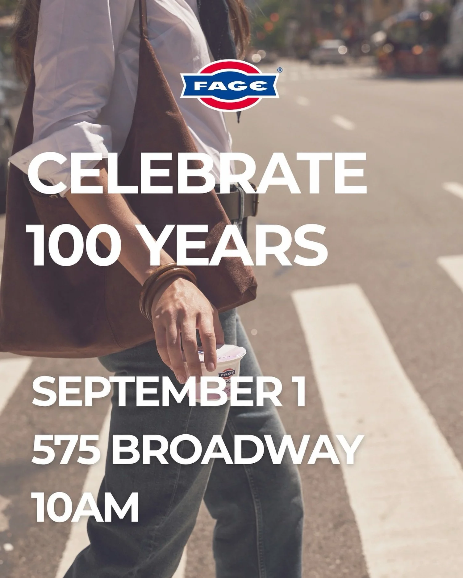 FAGE 100TH ANNIVERSARY CELEBRATION YOGURT BAR, NYC
