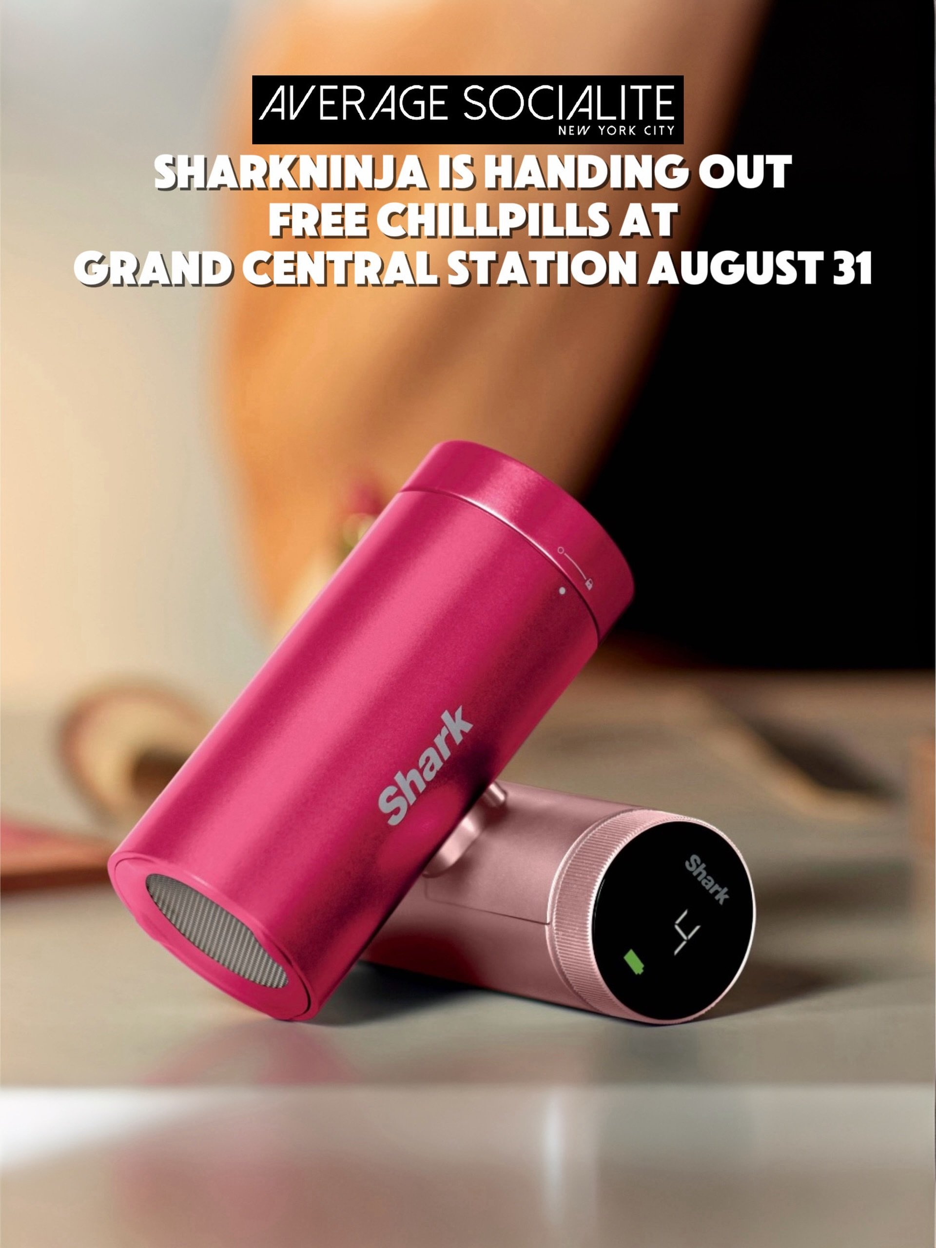 🌬️ On Monday, August 31, @sharkninja brand ambassadors will be stationed around Grand Central near the 7 train entrance, handing out hundreds of ChillPills for the commute to Flushing Meadows to watch the tennis matches. Stay up to date on the FREE 
