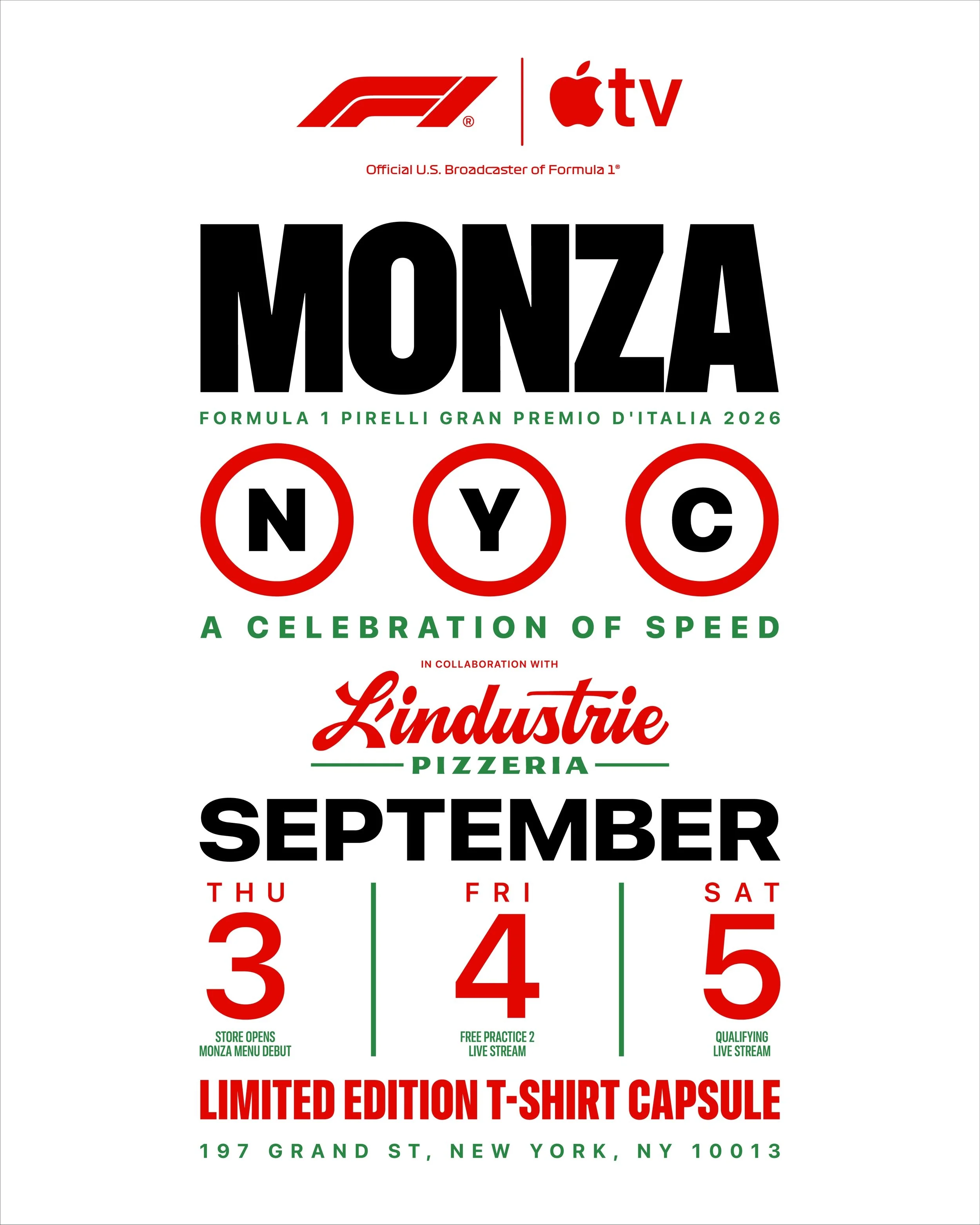 MONZA IN MANHATTAN, NYC