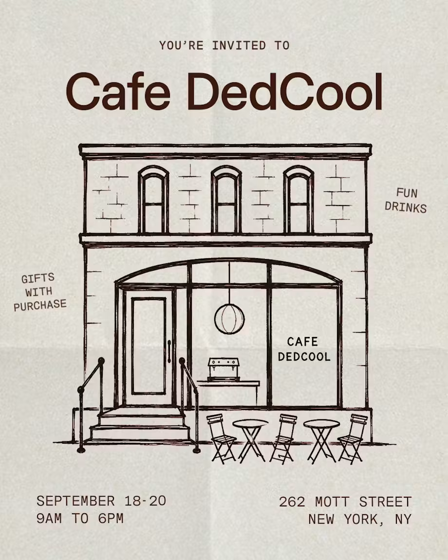 CAFE DEDPOOL POP-UP, NYC