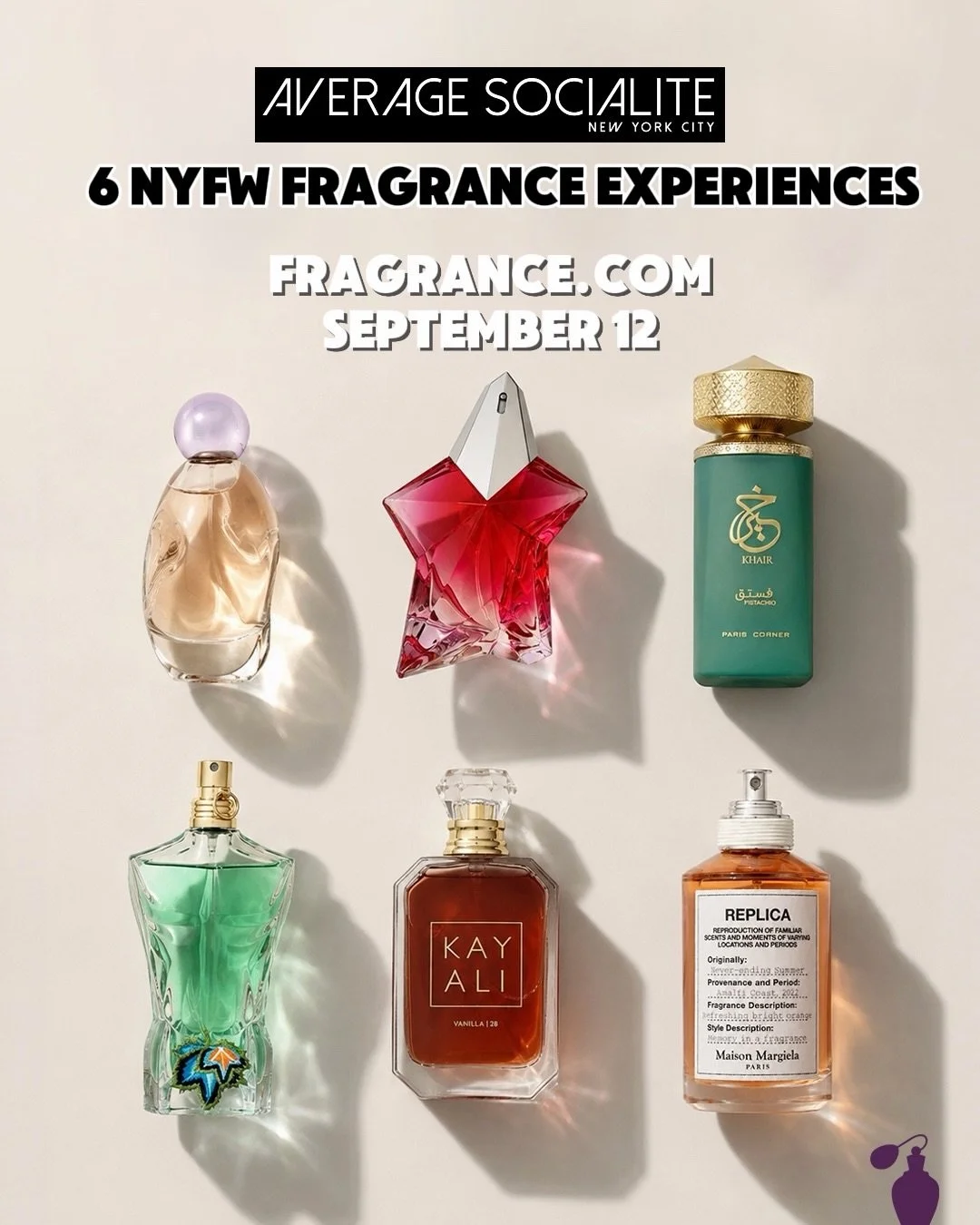 🌟 5 NYFW experiences you can attend this September! Get a full list at the link in our bio or on the free @averagesocialite app!

@penhaligons / September 10
@fragrancenet / September 12
@chanelofficial / September 11-20
@noyz_official / September 1