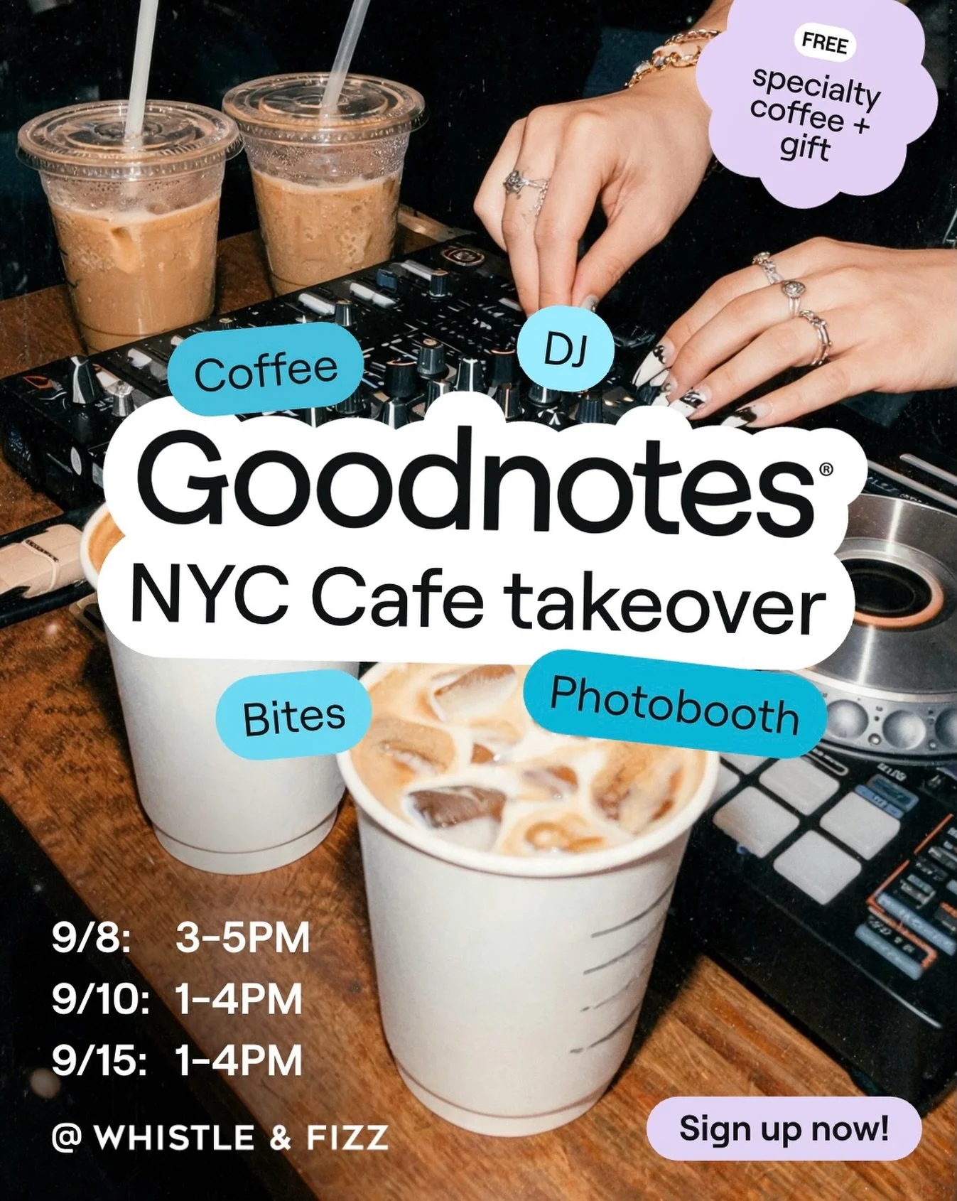 GOODNOTES CAFE TAKEOVER, NYC 