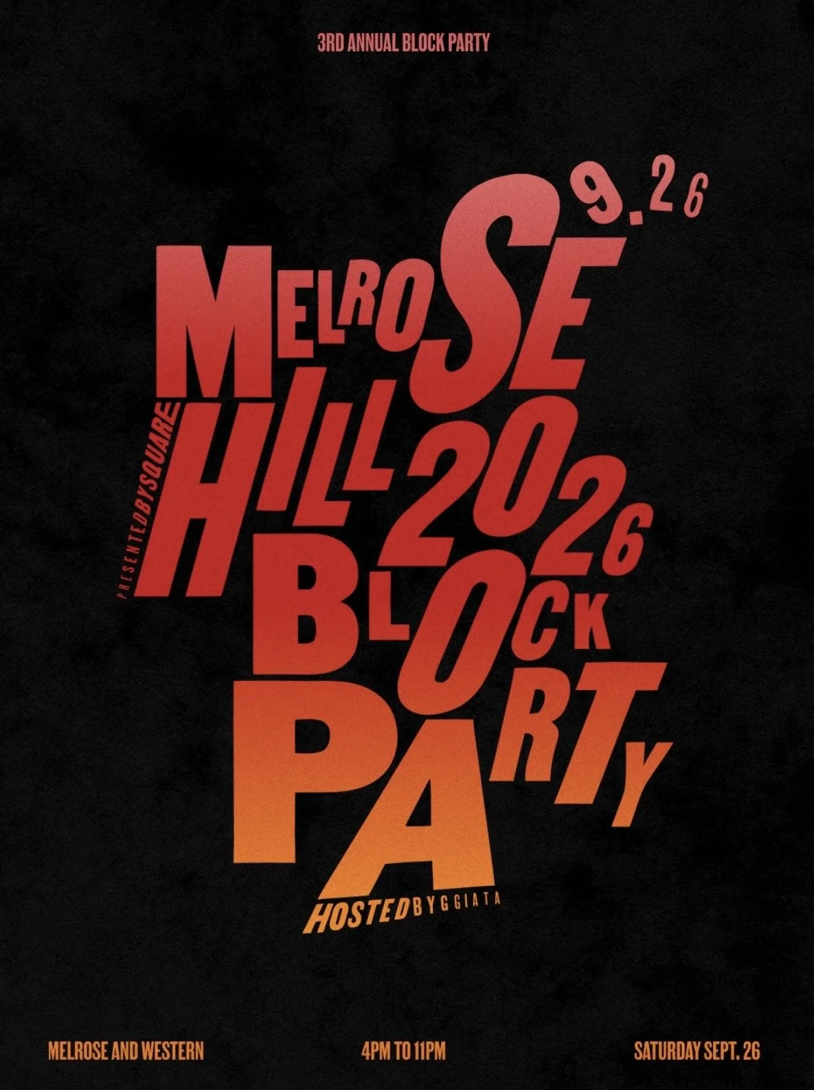 3RD ANNUAL MELROSE HILL BLOCK PARTY, LA