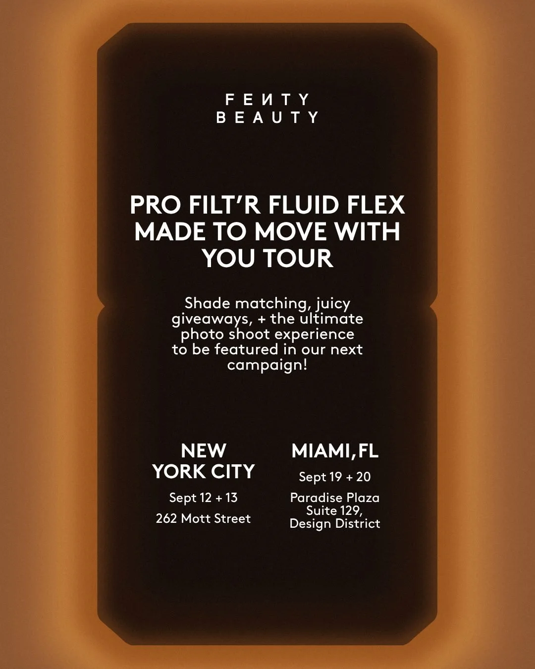 FENTY FLUID FLEX POP-UP, NYC