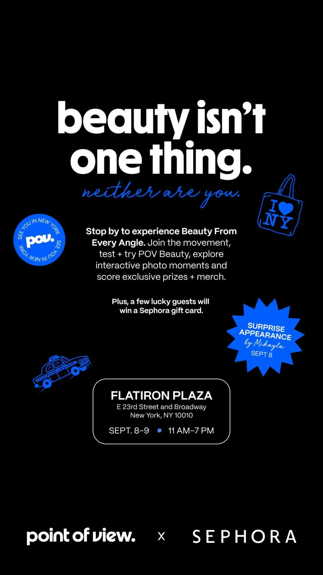POV BEAUTY POP-UP, NYC
