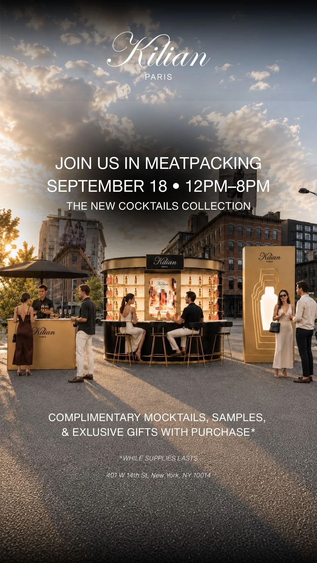 KILIAN PARIS POP-UP, NYC