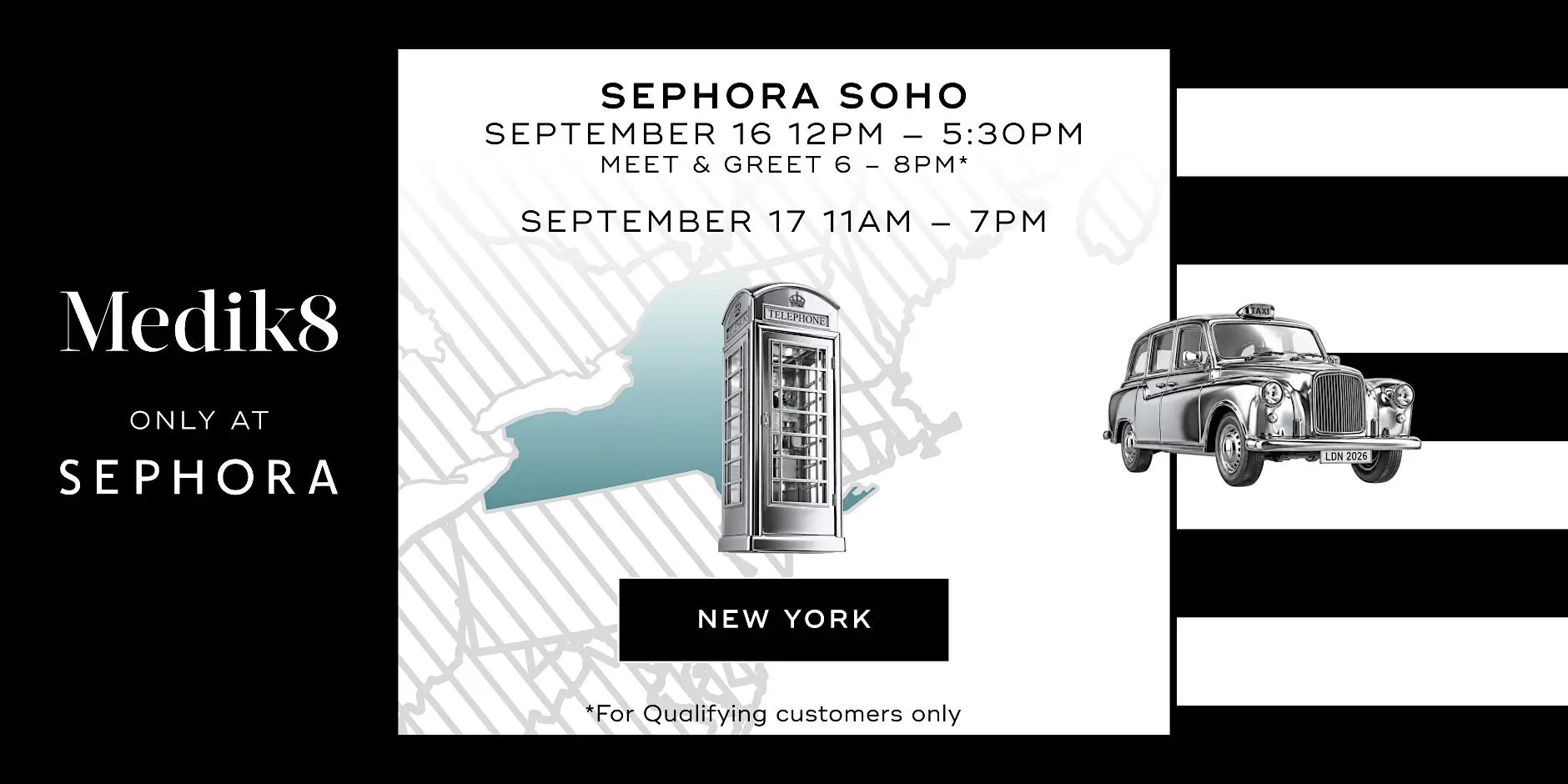 MEDIK8 X SEPHORA POP-UP, NYC