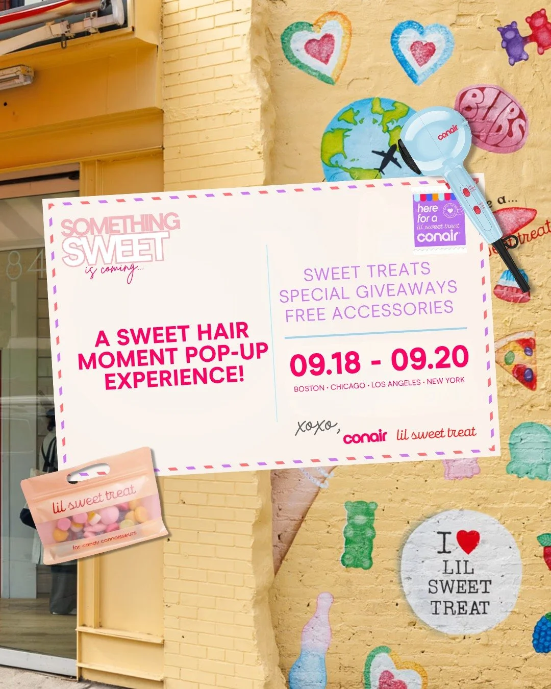 THE CONAIR X LIL SWEET TREAT TAKEOVER, NYC
