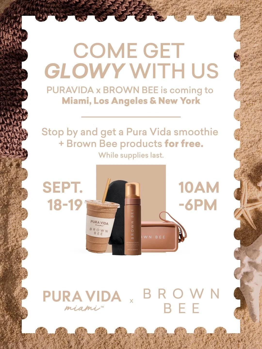 PURAVIDA X BROWN BEE POP-UP, NYC 