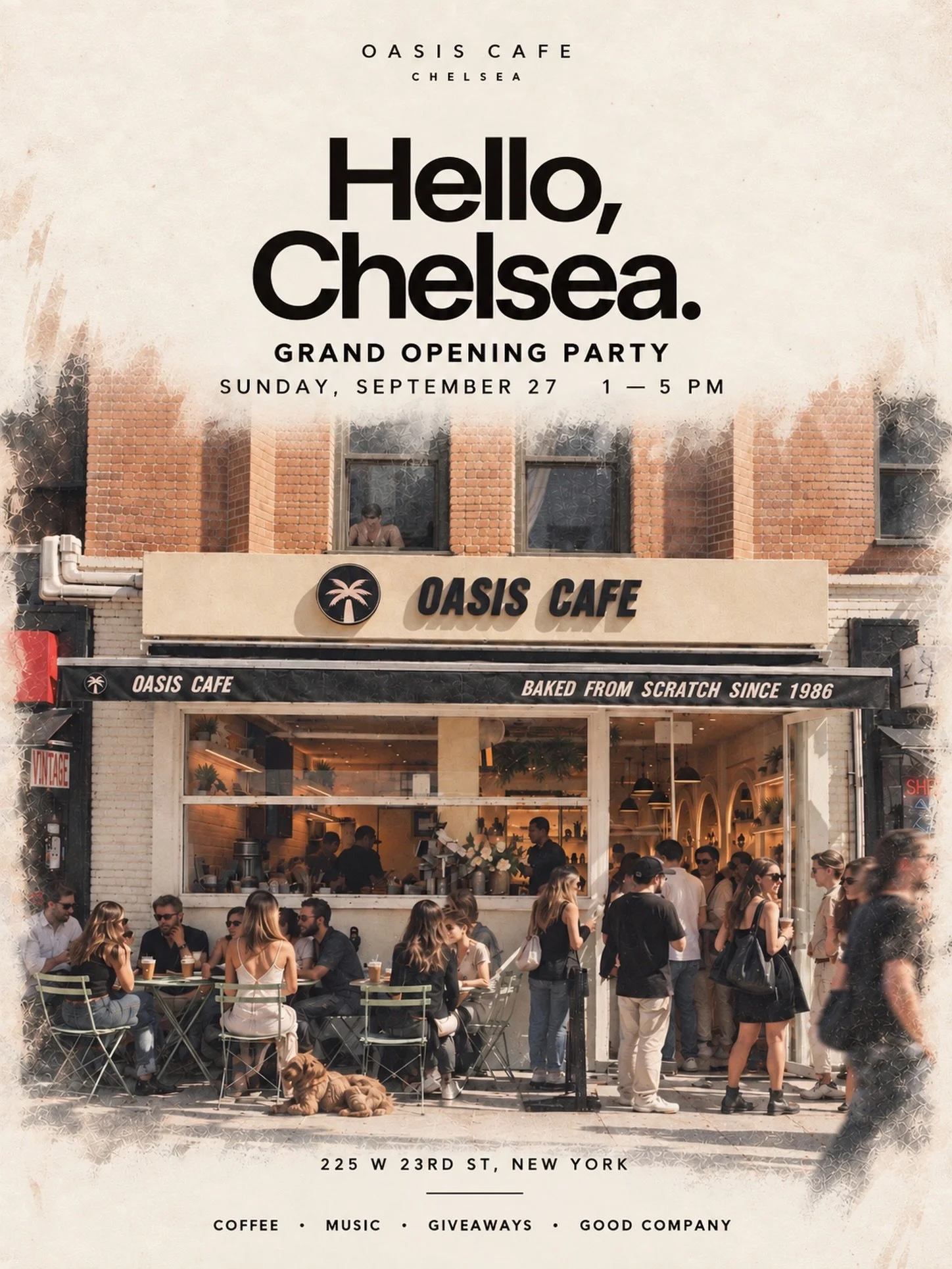 OASIS CAFE GRAND OPENING PARTY, NYC 