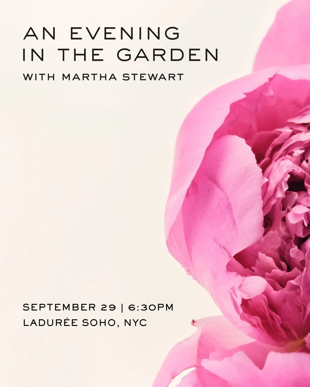 AN EVENING WITH ELM BIOSCIENCES AND MARTHA STEWART, NYC
