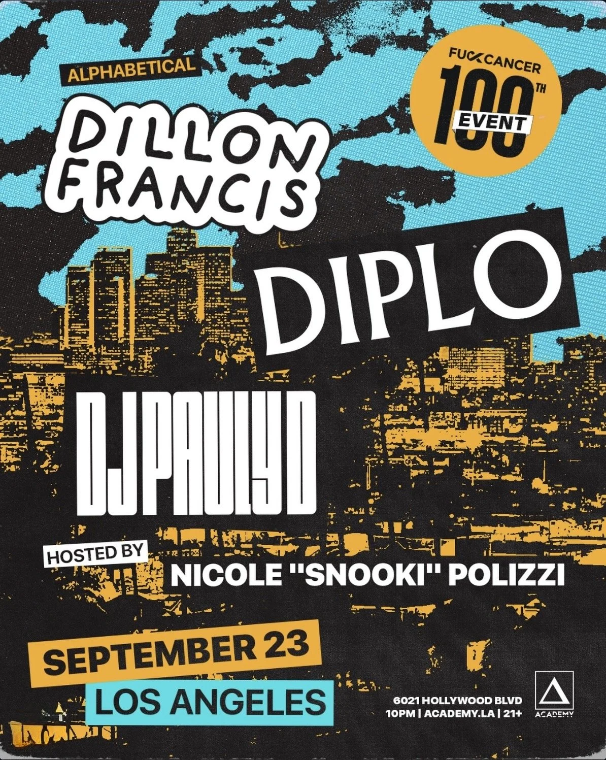 F CANCER’S 100TH EVENT, LA