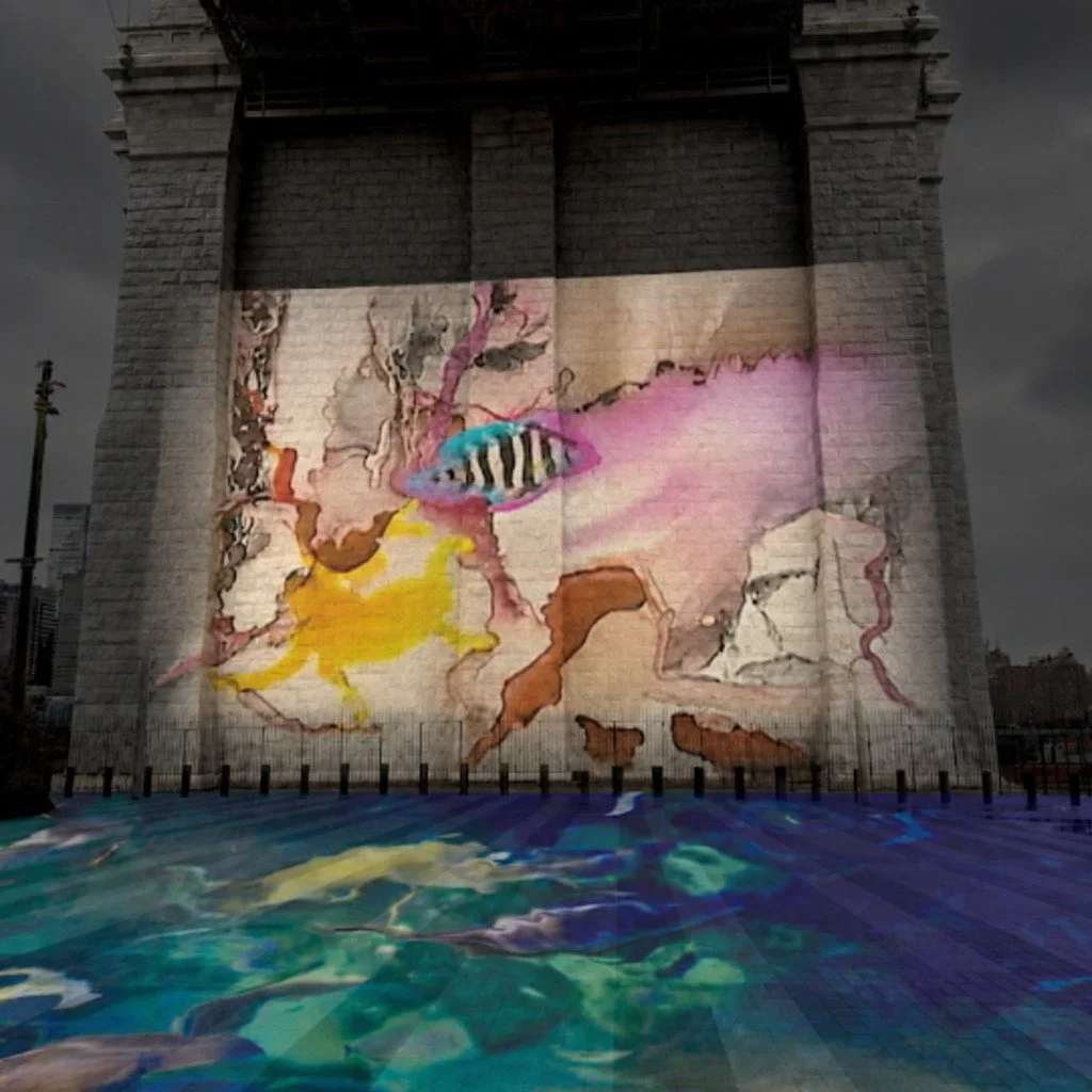 AQUA COSMOS: THE HUDSON CANYON PROJECTION, NYC