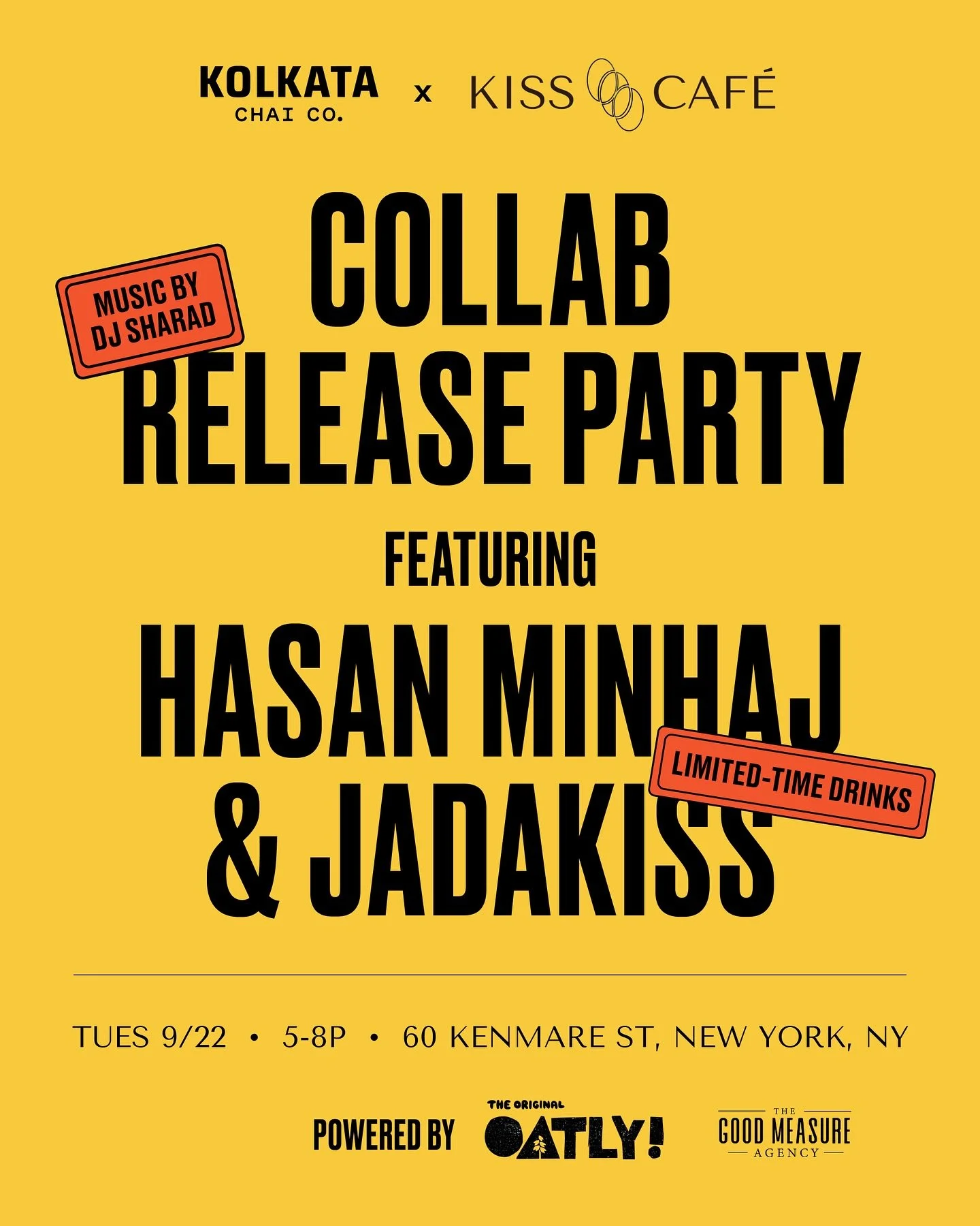 COLLAB RELEASE PARTY FEATURING HASAN MINHAJ &amp; JADAKISS, NYC