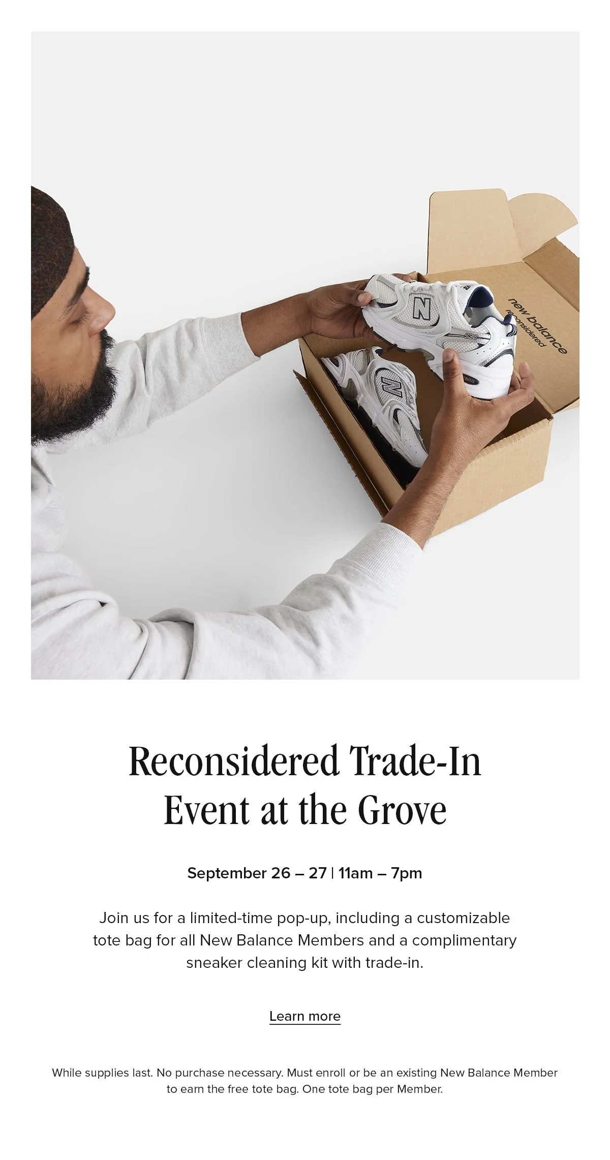 NEW BALANCE RECONSIDERED, LA