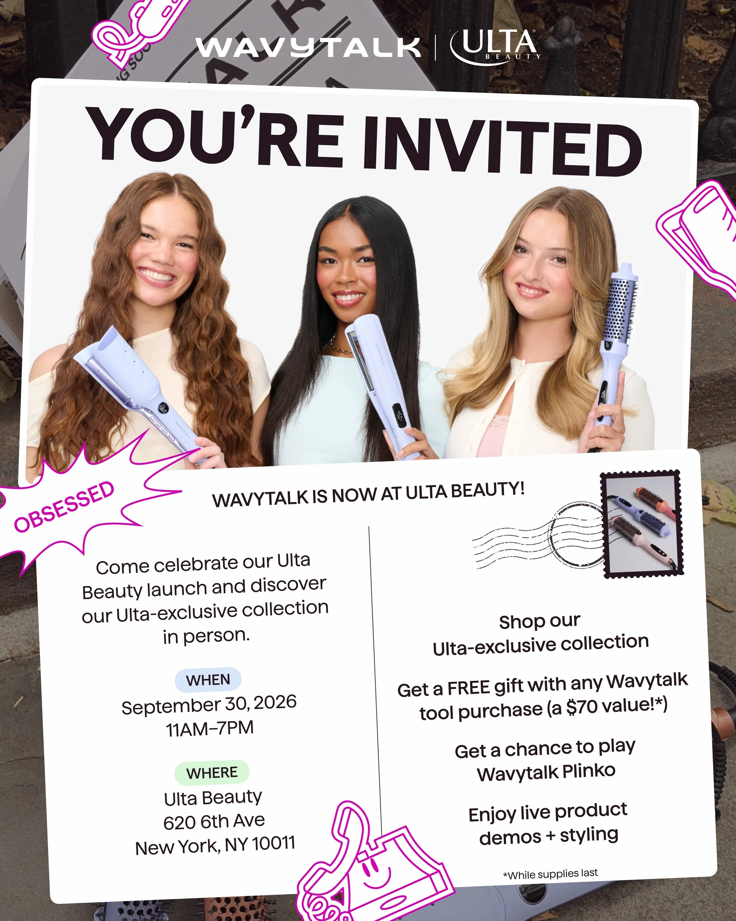 WAVYTALK X ULTA BEAUTY CELEBRATION, NYC