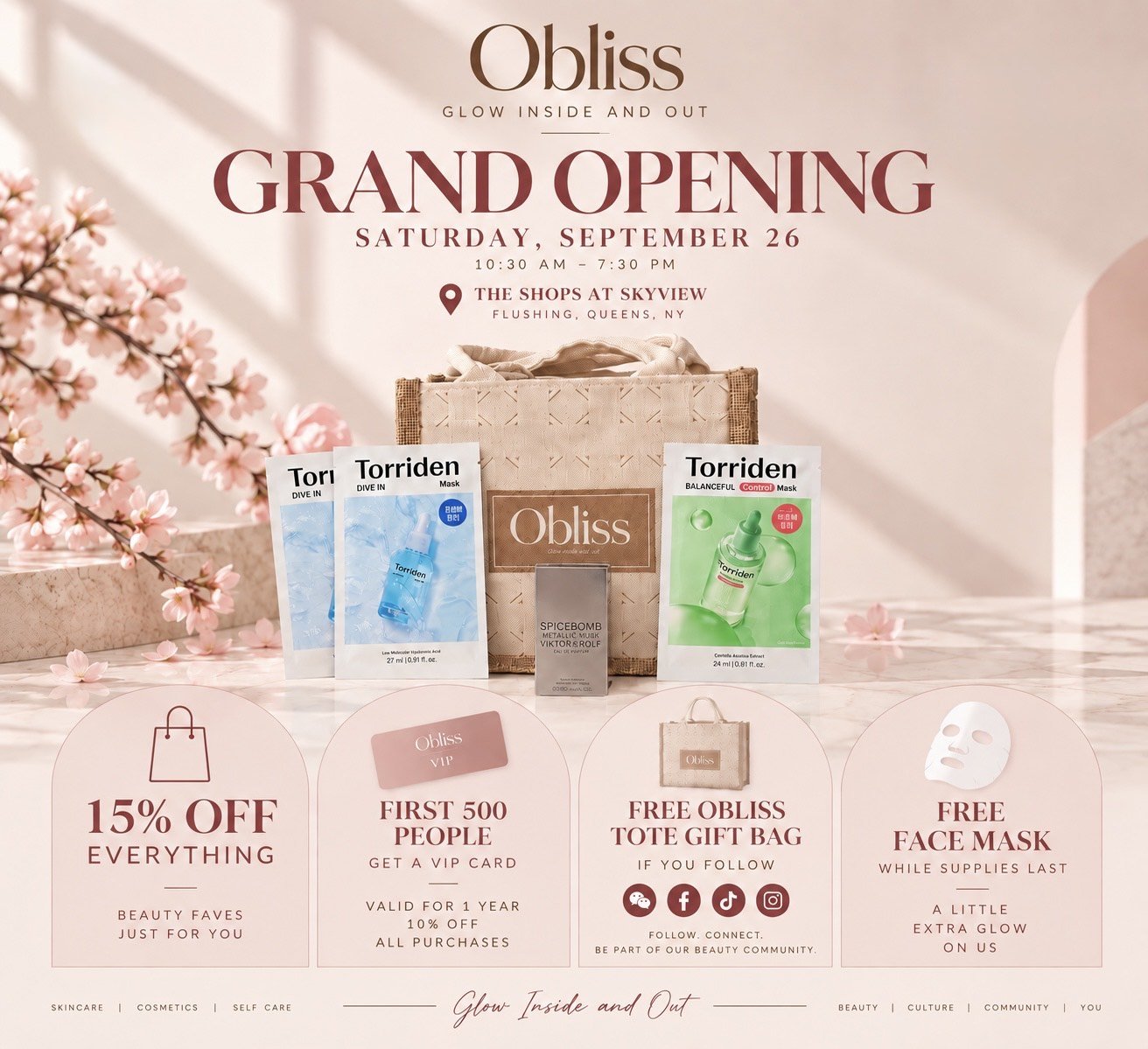 OBLISS GRAND OPENING, NYC 