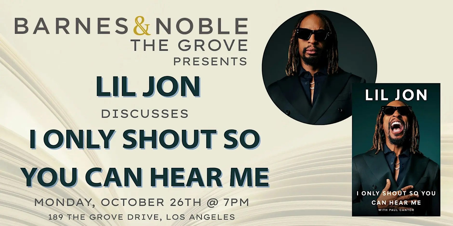 BARNES &amp; NOBLE: MEET LIL JON, LA