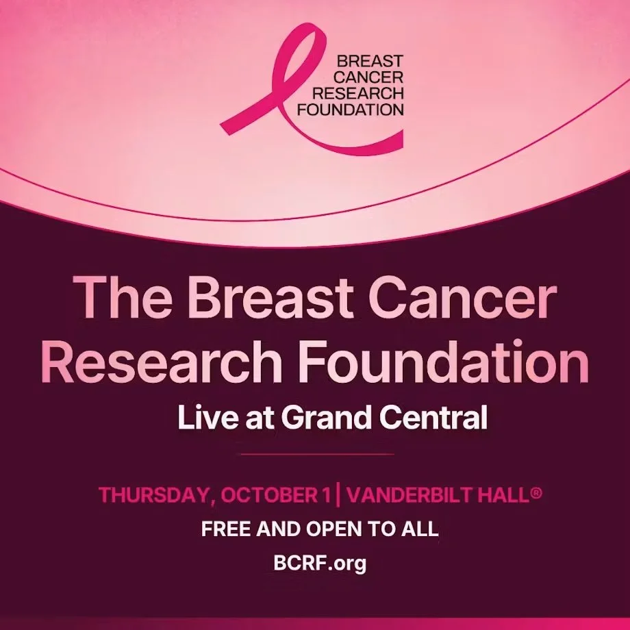 BREAST CANCER RESEARCH FOUNDATION - LIVE AT GRAND CENTRAL, NYC