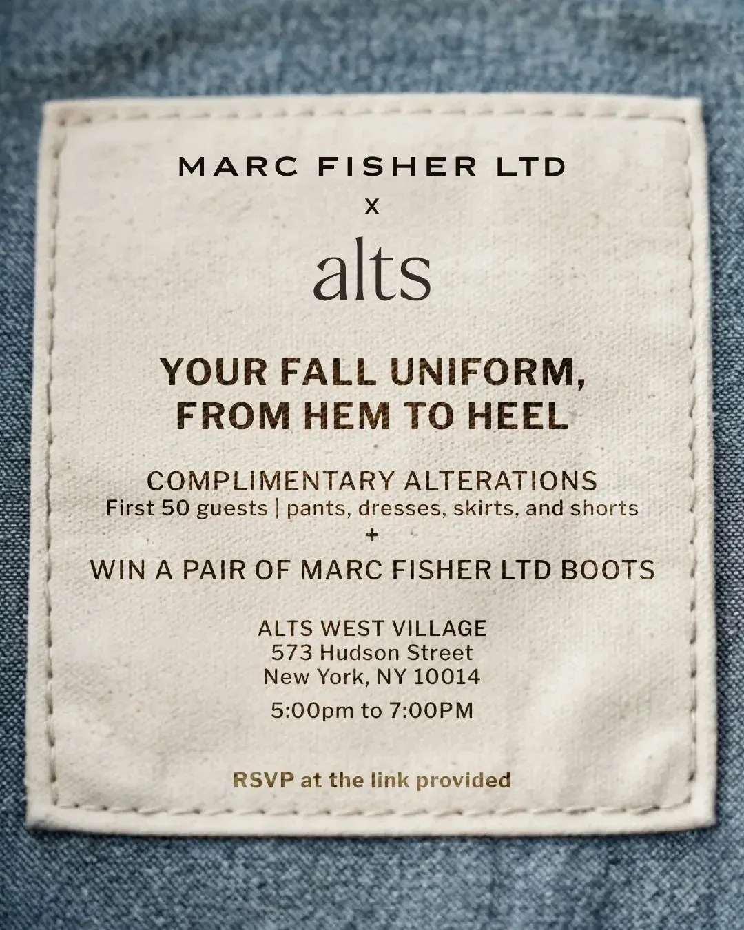 MARC FISHER LTD X ALTS: YOUR FALL UNIFORM, FROM HEM TO HEEL, NYC 