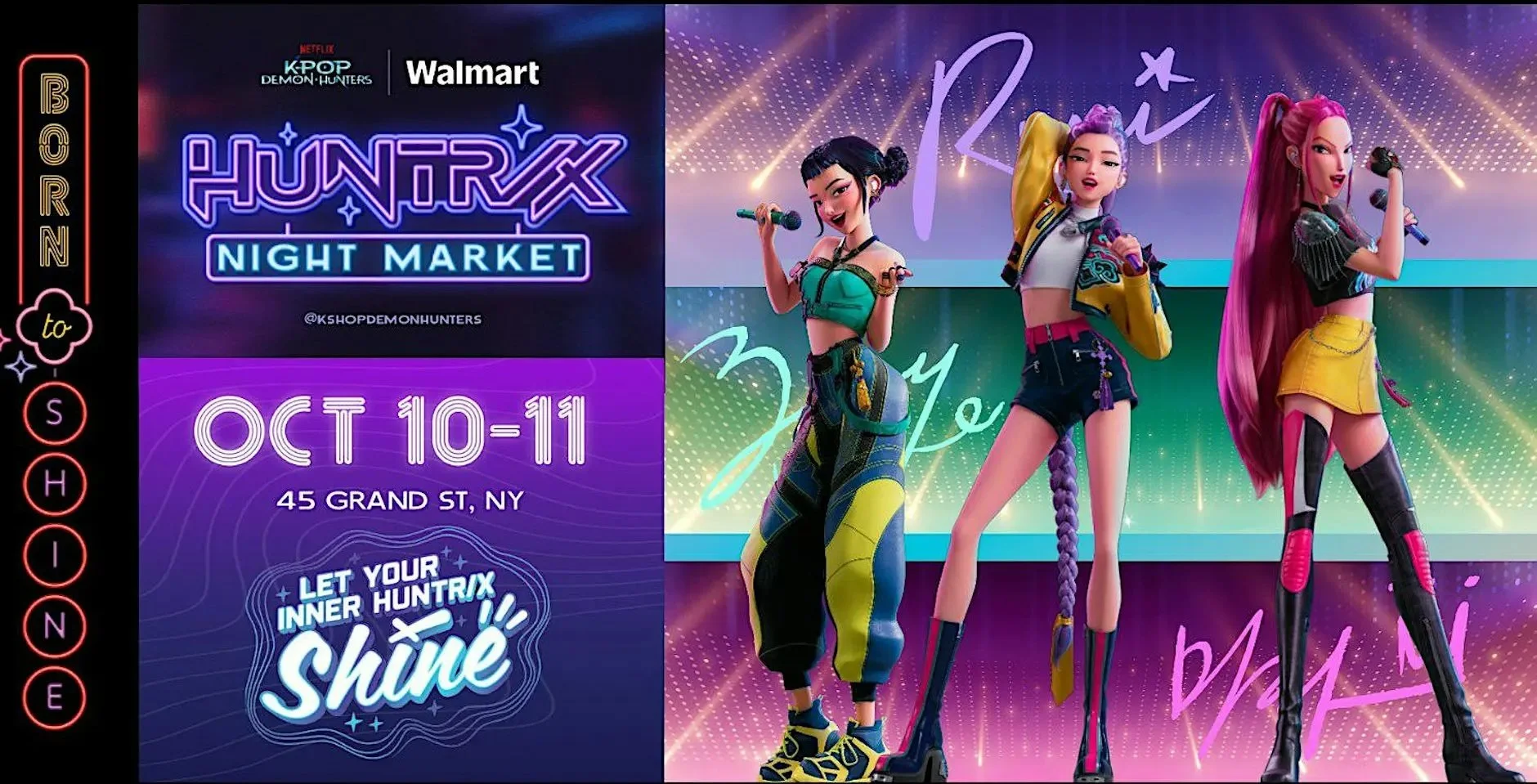 HUNTR/X NIGHT MARKET IN NEW YORK CITY, NYC