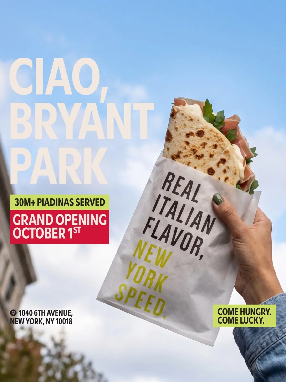 PIADI IN BRYANT PARK, NYC 
