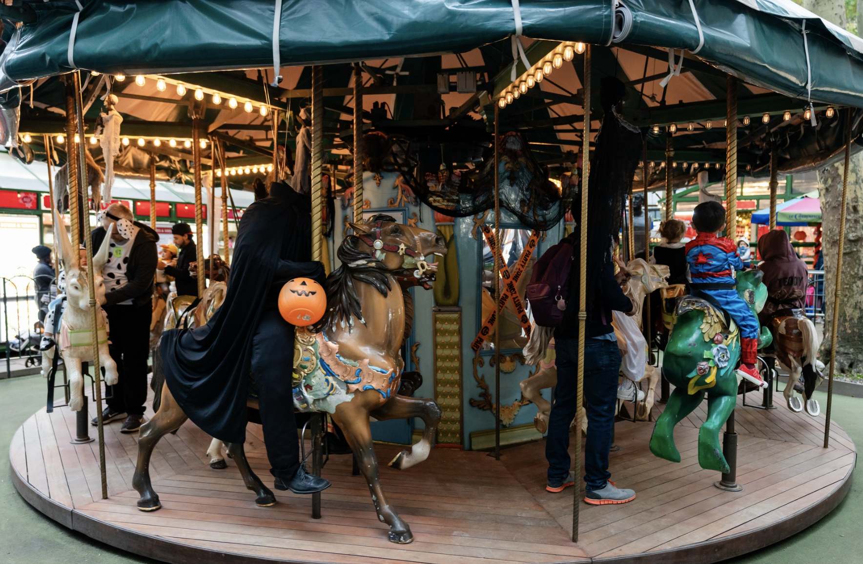 TRICKS AND TREATS AT BRYANT PARK, NYC 