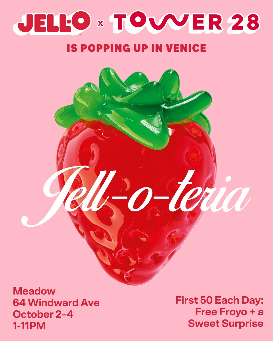 TOWER 28 X JELL-O JELL-O-TERIA POP-UP, LA