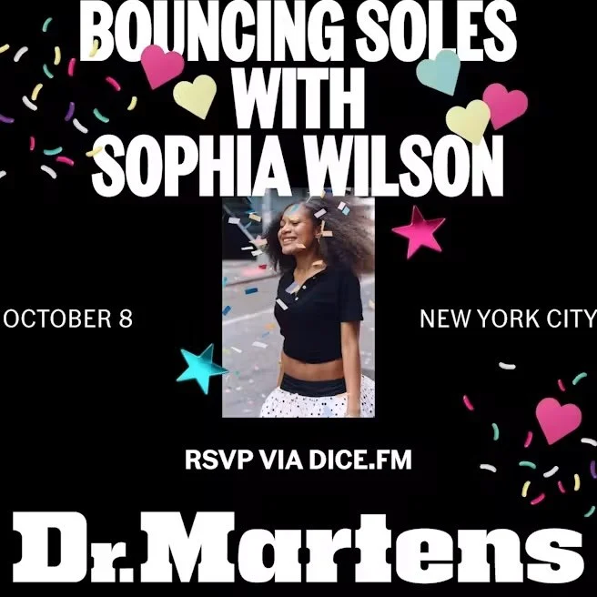 DR. MARTENS BOUNCING SOLES WITH SOPHIA WILSON, NYC