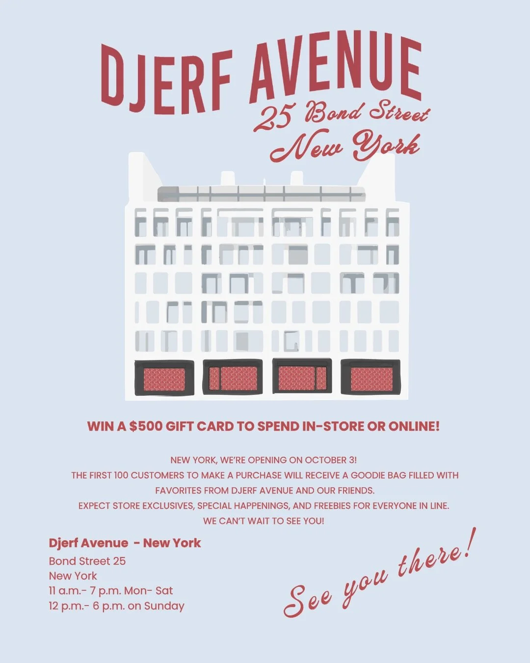 DJERF AVENUE GRAND OPENING, NYC 
