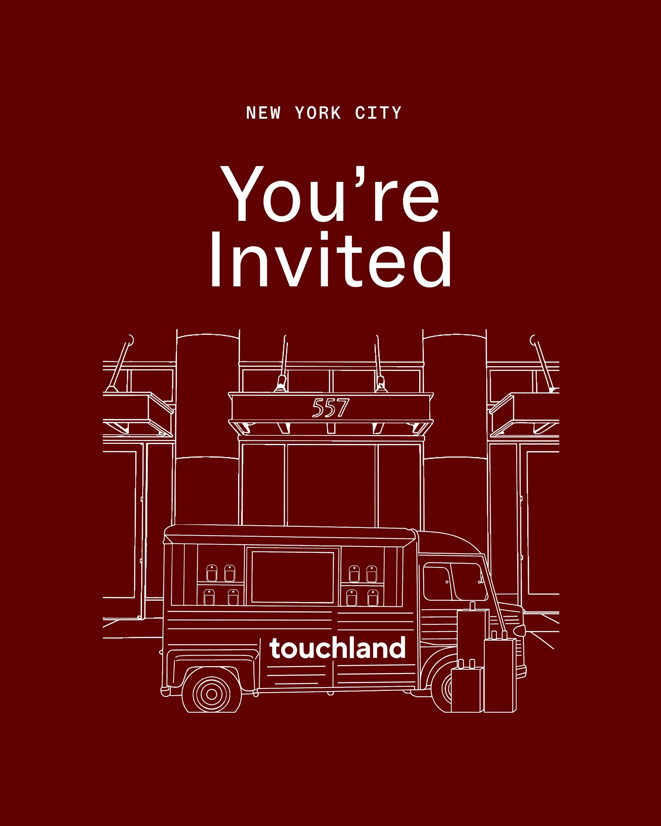 TOUCHLAND TRUCK: THE FALL EDIT, NYC