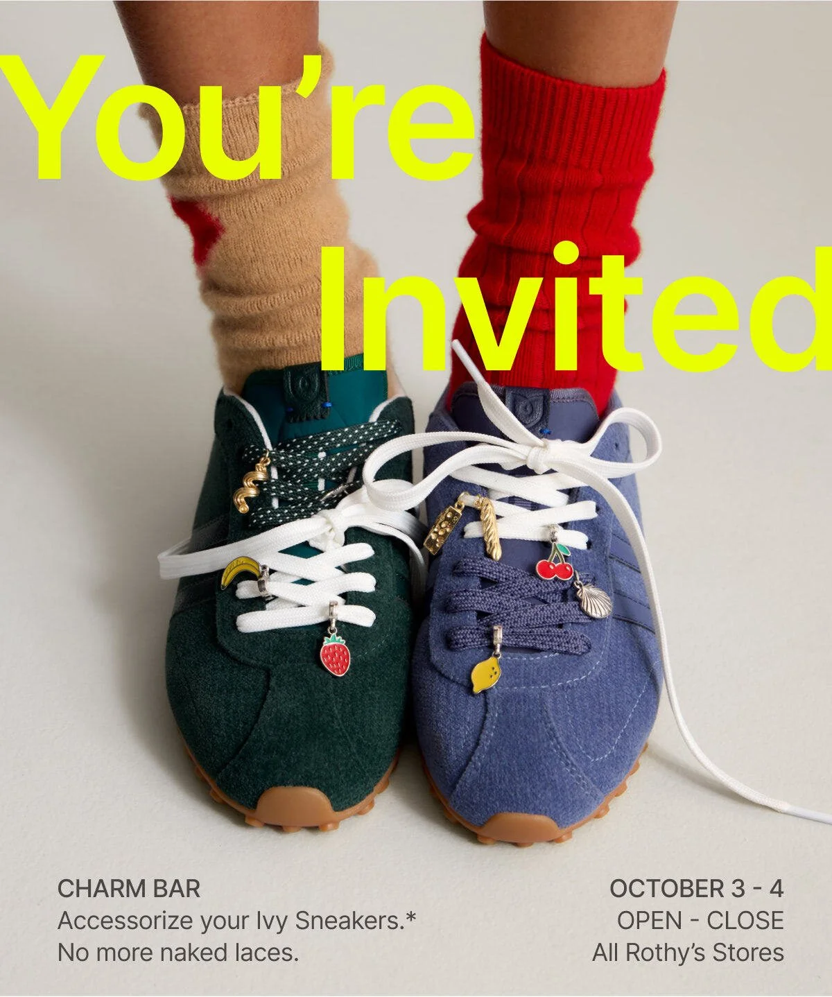 ROTHY'S CHARM BAR, NYC
