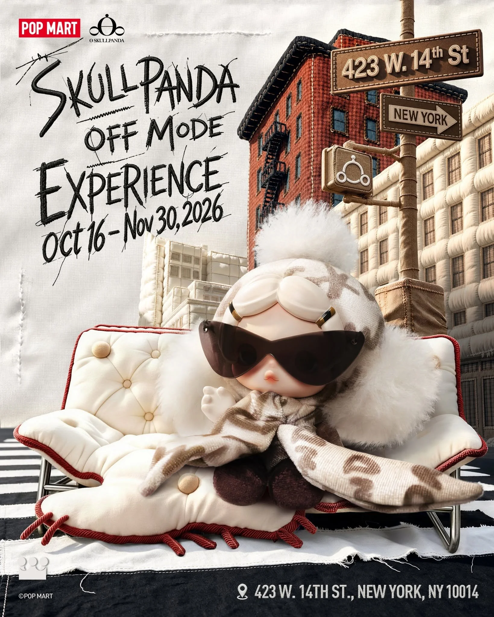 POP MART SKULLPANDA "OFF MODE" EXPERIENCE, NYC