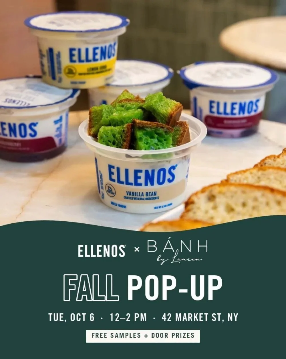 ELLENOS YOGURT X BANH BY LAUREN, NYC 