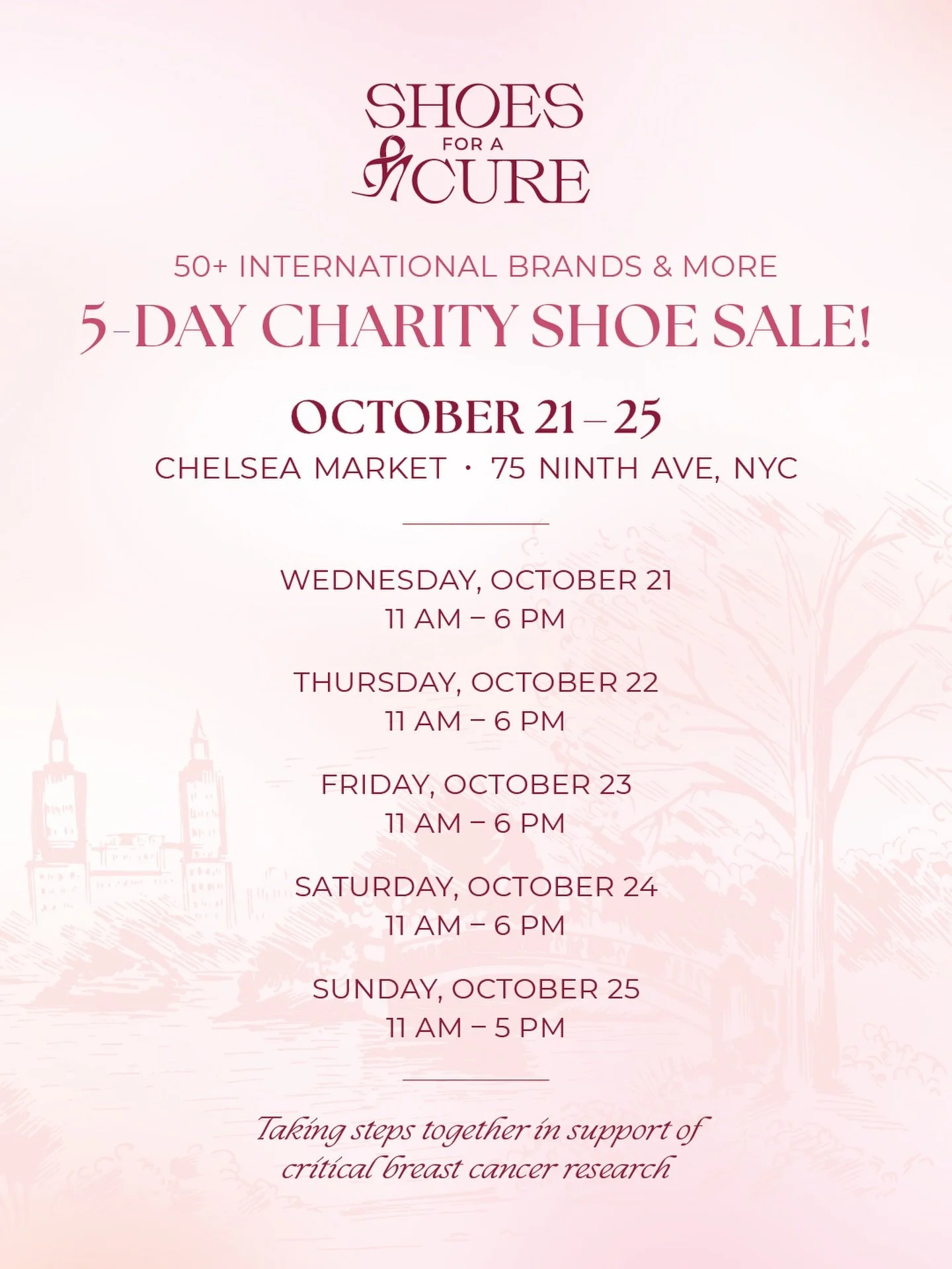 SHOES FOR A CURE, NYC 