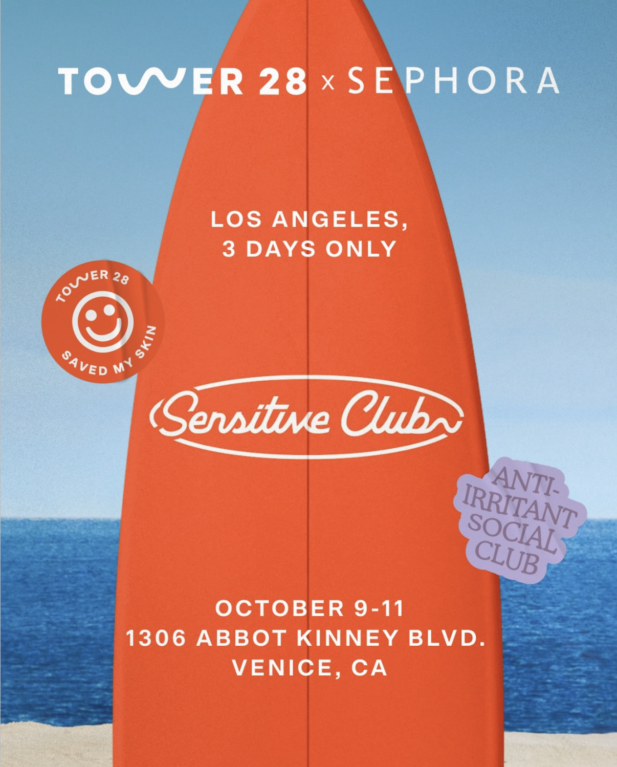 TOWER 28 X SEPHORA SENSITIVE CLUB, LA