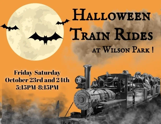 HALLOWEEN TRAIN RIDES AT WILSON PARK, LA