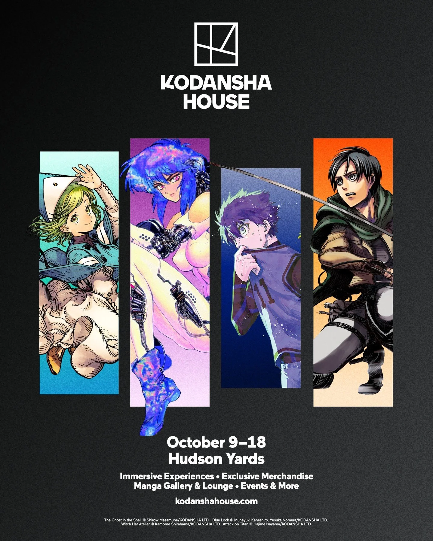 MANGA MEETS IN HUDSON YARDS: KODANSHA HOUSE, NYC 