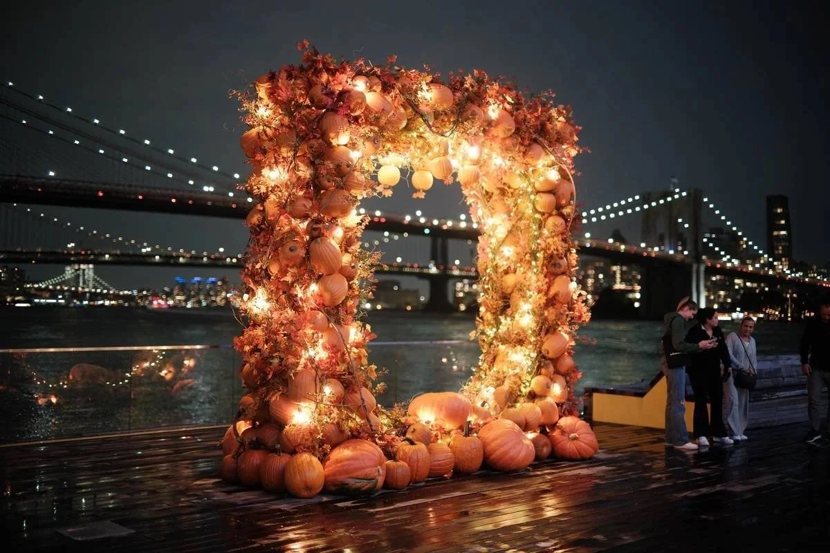 2026 PUMPKIN ARCH AT PIER 17, NYC 
