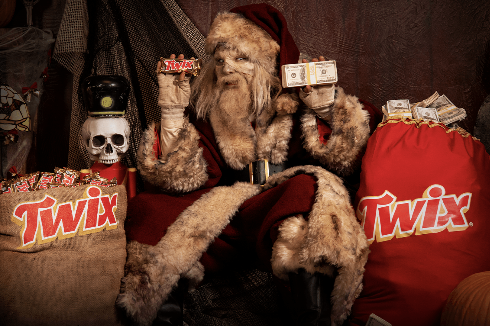 TWIX HALLOWMAS WITH ZOMBIE CLAUS, NYC
