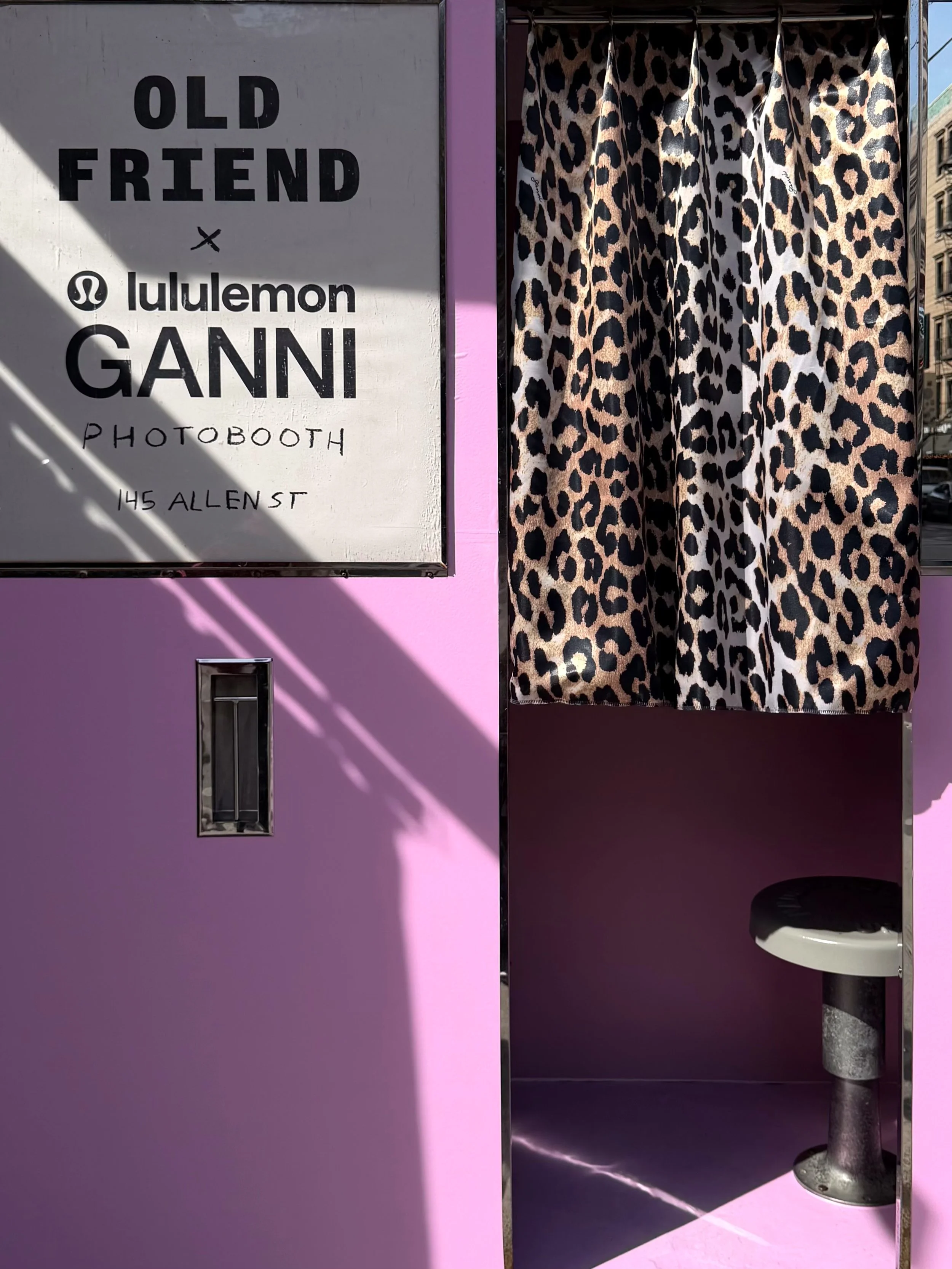 GANNI X LULULEMON OLD FRIEND PHOTOBOOTH, NYC