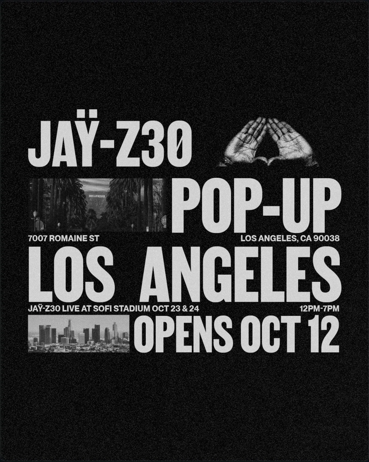 JAY-Z 30 POP UP, LA